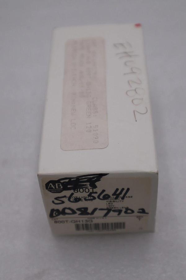 Used ALLEN BRADLEY PUSH BUTTON CAT 800T-QH13G 800TQH13G NEW WITH BOX STOCK G719A