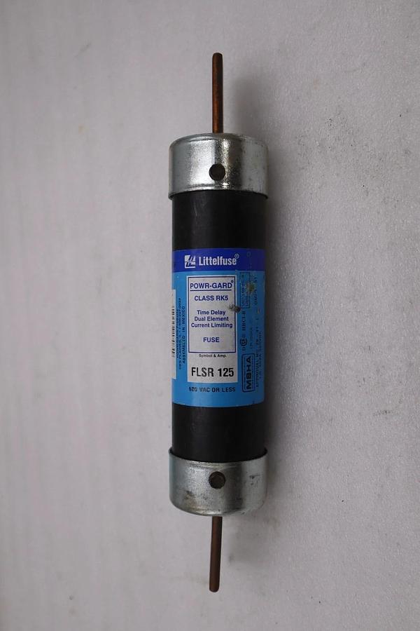 Used LOT OF 2 - LITTELFUSE FLSR-125/ FLSR 125 FUSE - STOCK 4943A