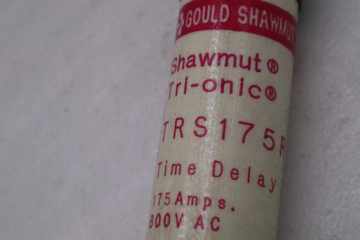 LOT OF 4 - Gould Shawmut Tri-onic TRS175R Fuse Class RK5 Time-Delay - STK 4937A