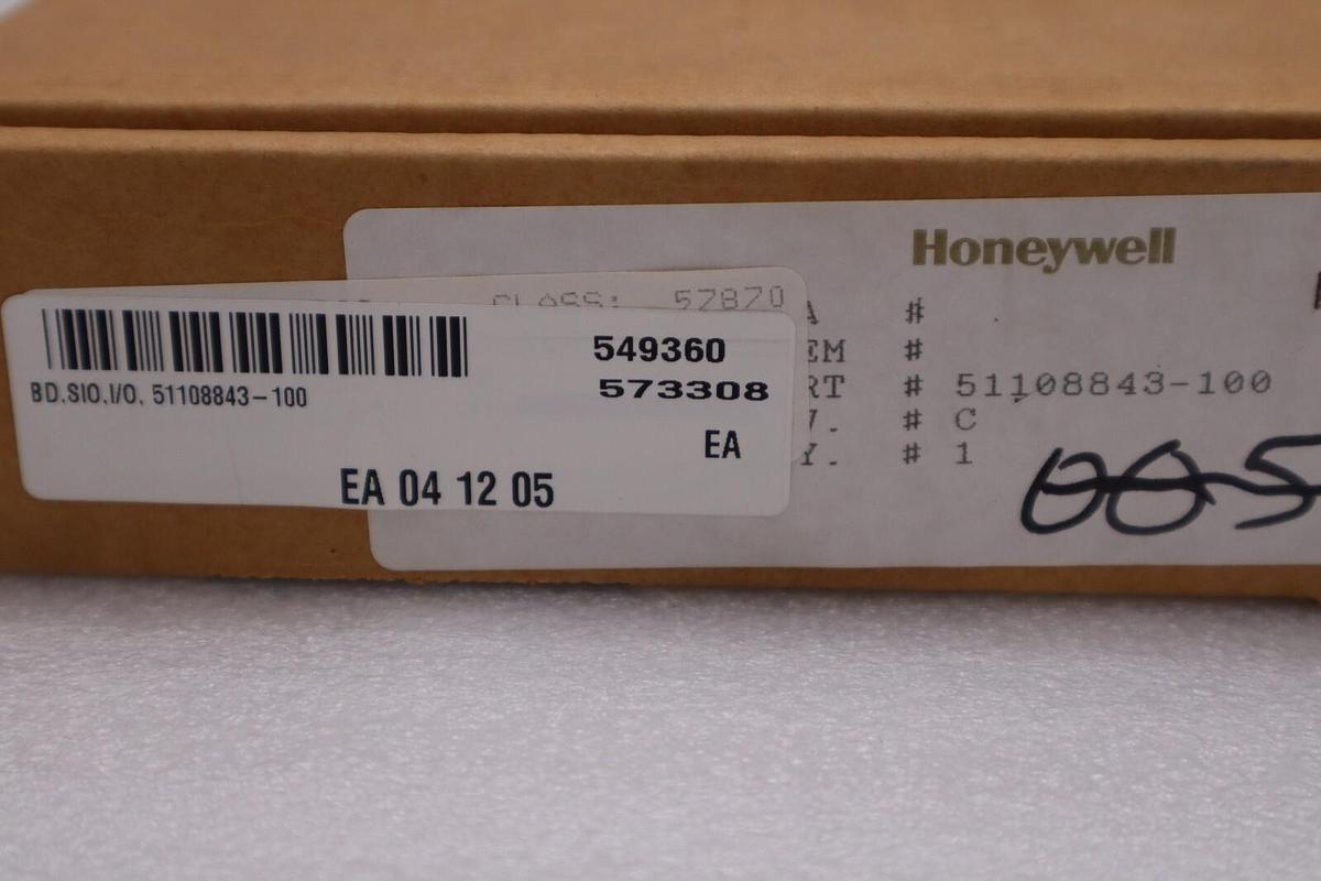 Used HONEYWELL 51108843-100 / 51108843100 NEW IN BOX STOCK G146