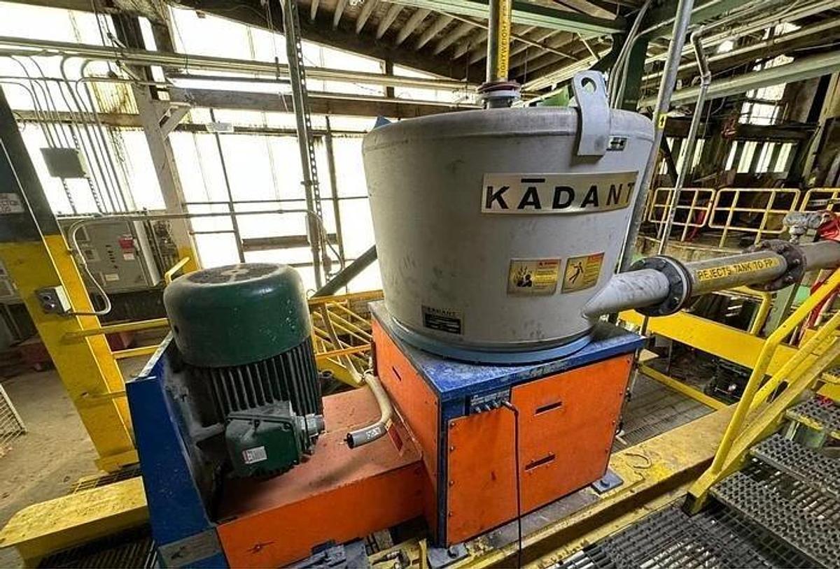 Used KADANT BLACK CLAWSON FLOAT PURGER SIZE 75-25 DEFLAKING COARSE SCREEN