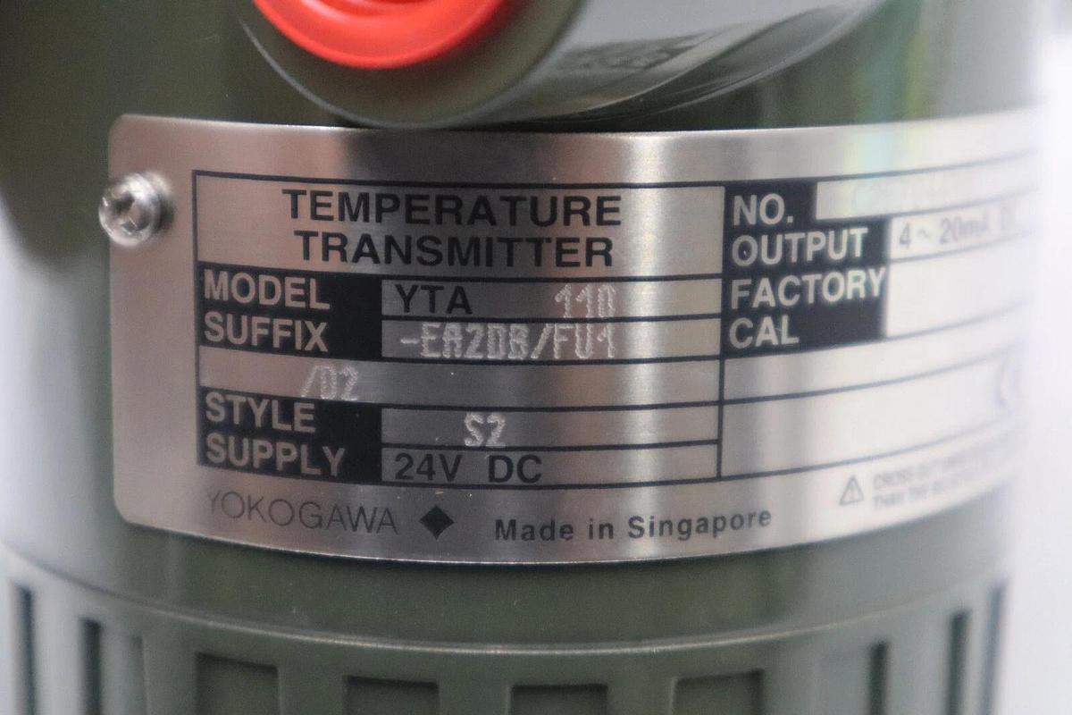 Used NEW IN BOX YOKOGAWA YTA110-EA2DB/FU1/D2 TEMPERATURE CONTROLLER STOCK H49