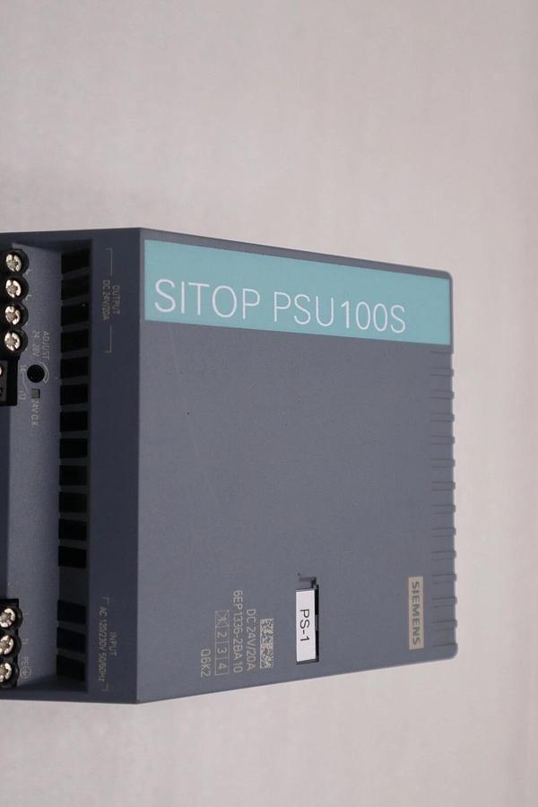 Used Siemens 6EP1336-2BA10 SITOP PSU100S Power Supply 24V DC 20A Output #K-1100-A