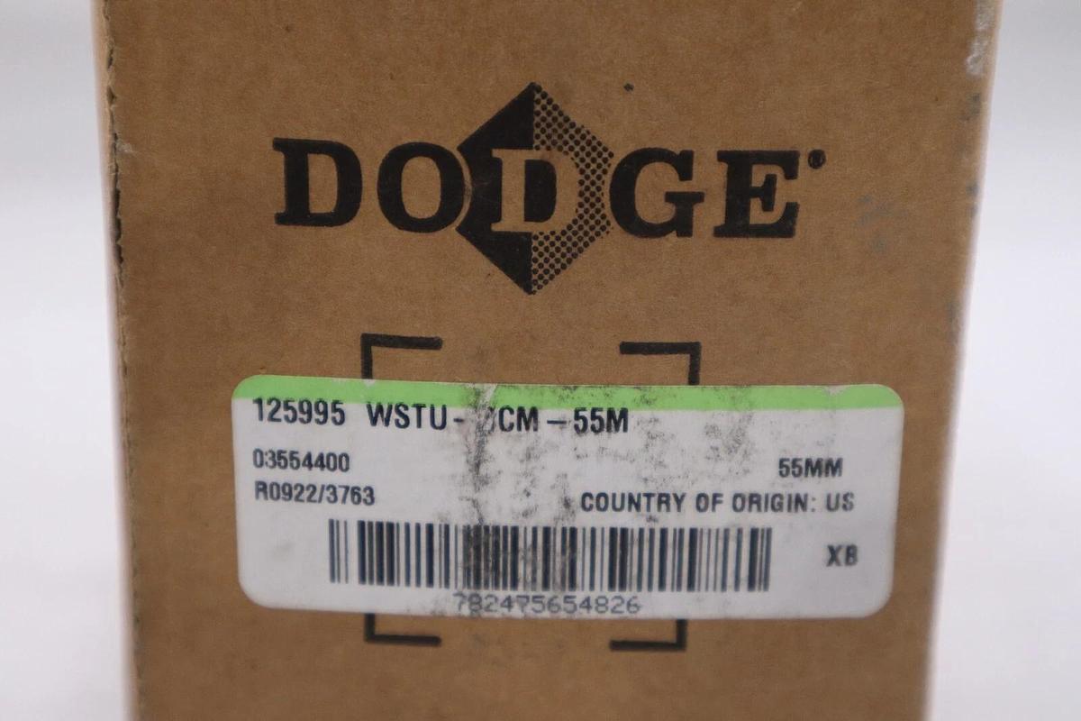 Used NEW DODGE WSTU-SCM-55M STANDARD BALL BEARING HOUSING 125995 #H476