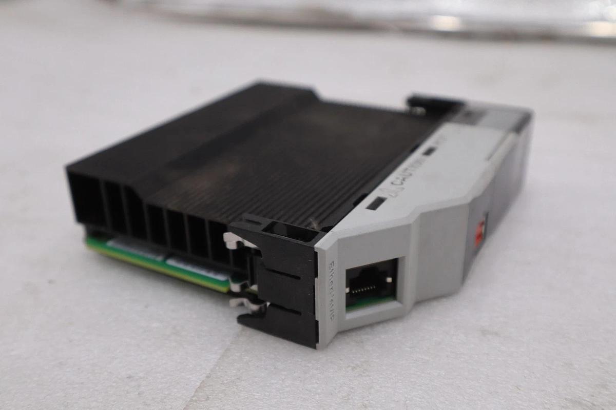Used ALLEN BRADLEY 1756-EN2T PLC MODULE PULLED FROM USED MACHINERY STOCK GF-211A