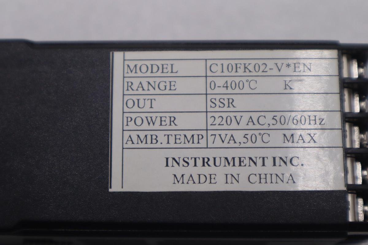 Used NEW OPEN BOX RKC Temperature Controller REX-C10FK02-V*EN STOCK K-3445