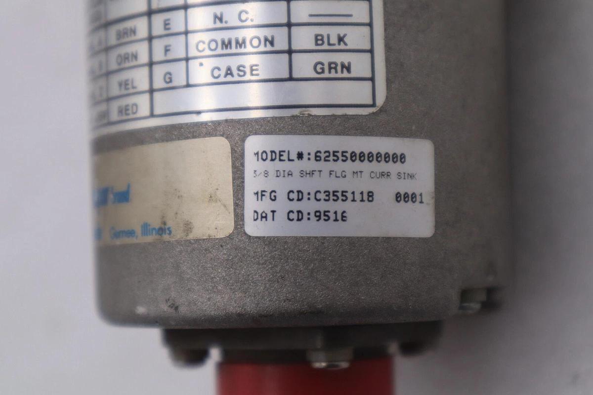 DYNAPAR 62550000000 FLANGE MOUNT ENCODER 3/8 DIA SHAFT STOCK K-3678