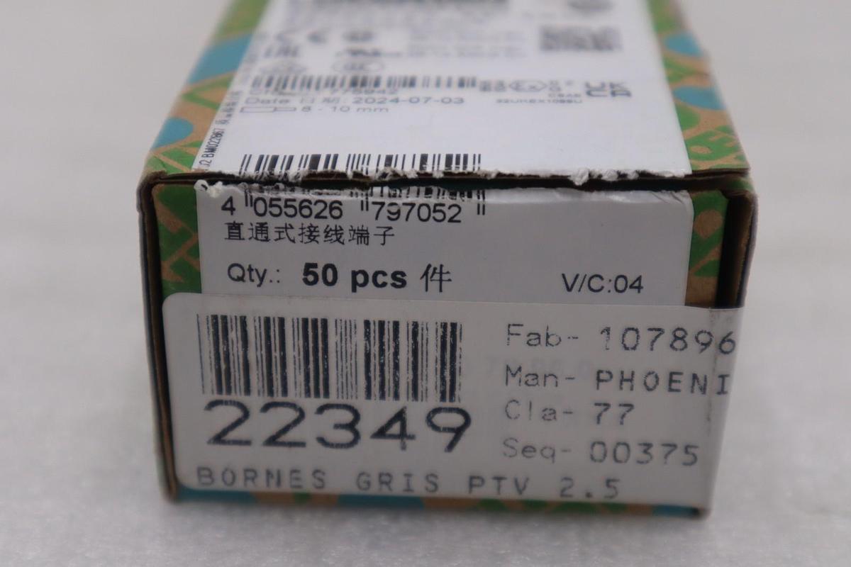 NEW 50 Pack Phoenix Contact D-32825 Terminal Block 600V 30A STK GF555A