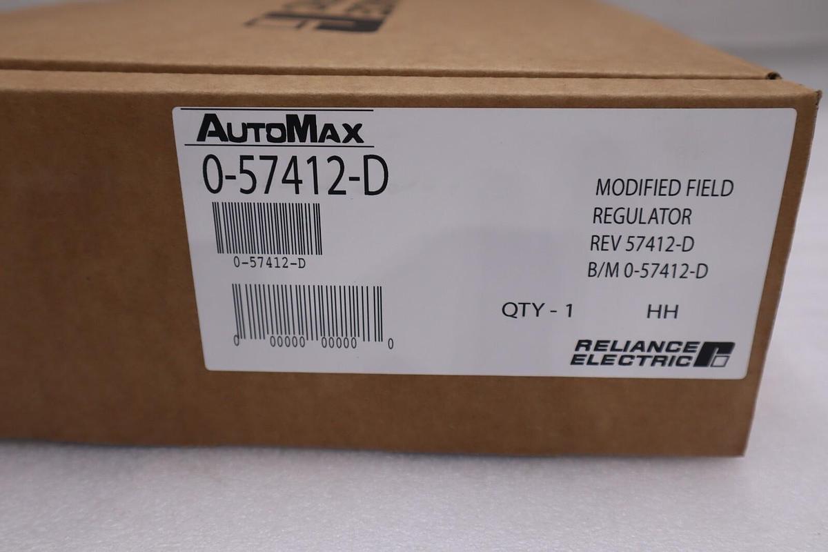 Used AUTOMAX RELIANCE ELECTRIC FIELD REGULATOR 0-57412-D / O-57412-D NEW UNIT #G422