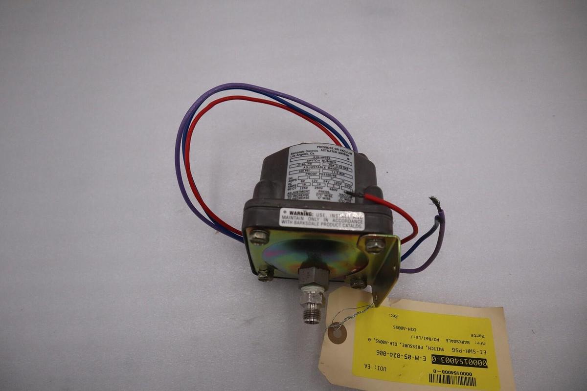 Used BARKSDALE D1H-A80SS SWITCH NEW OPEN BOX STOCK G575A