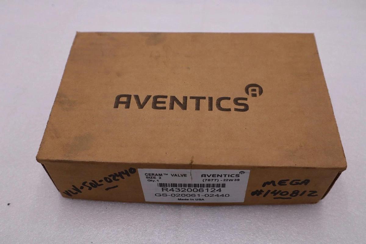 Used AVENTICS GS-020061-02440 SOLENOID VALVE SIZE 2 - STOCK GF-421