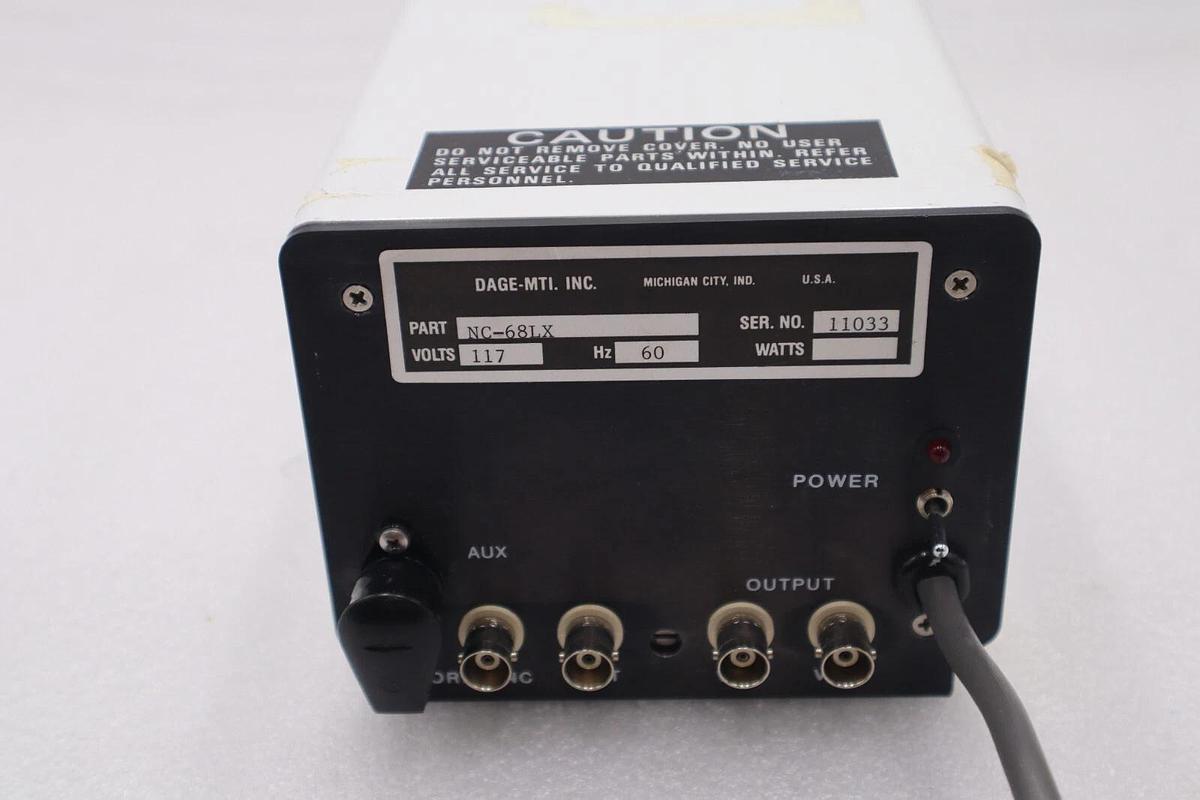 Used DAGE-MTI NC-68LX VOLTS 117 HZ 60 SERIES 68 STOCK #2804