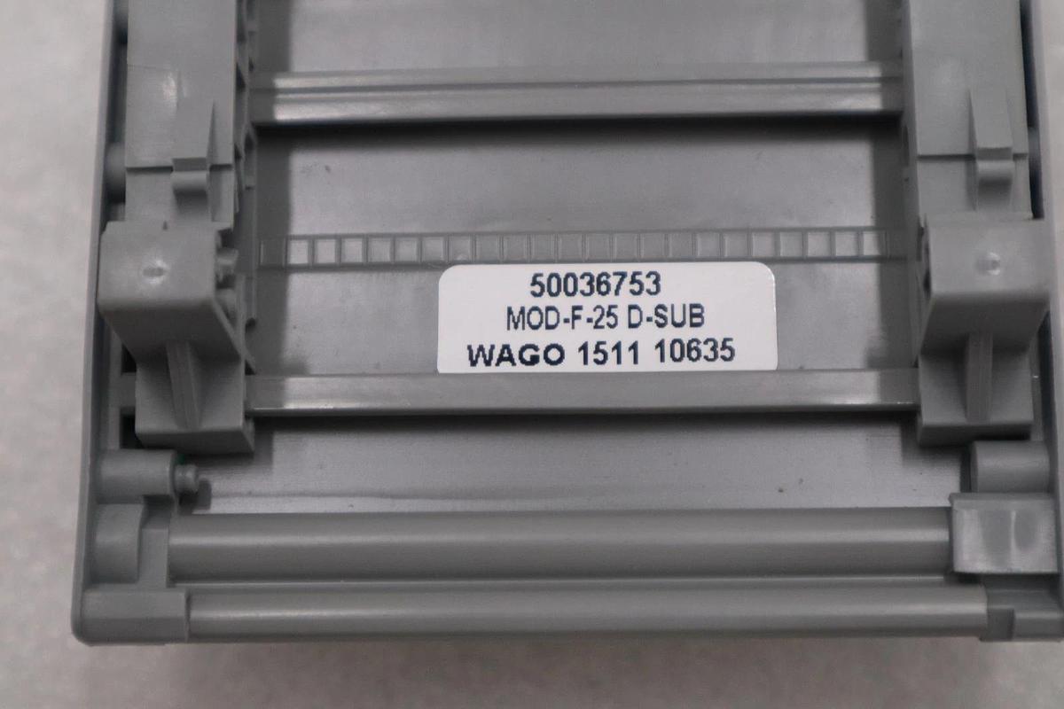 LOT OF 2 - NEW OPEN BOX Wago 50036753 Connector Module MOD-F-25 D SUB STK H1489A