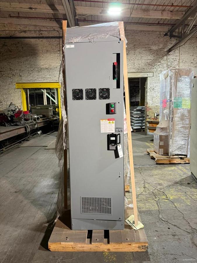 Used NEW ALLEN-BRADLEY MCC ENCLOSURE W/ 60HP POWERFLEX 755 DRIVE 20G1ANE063AN0NNNNN