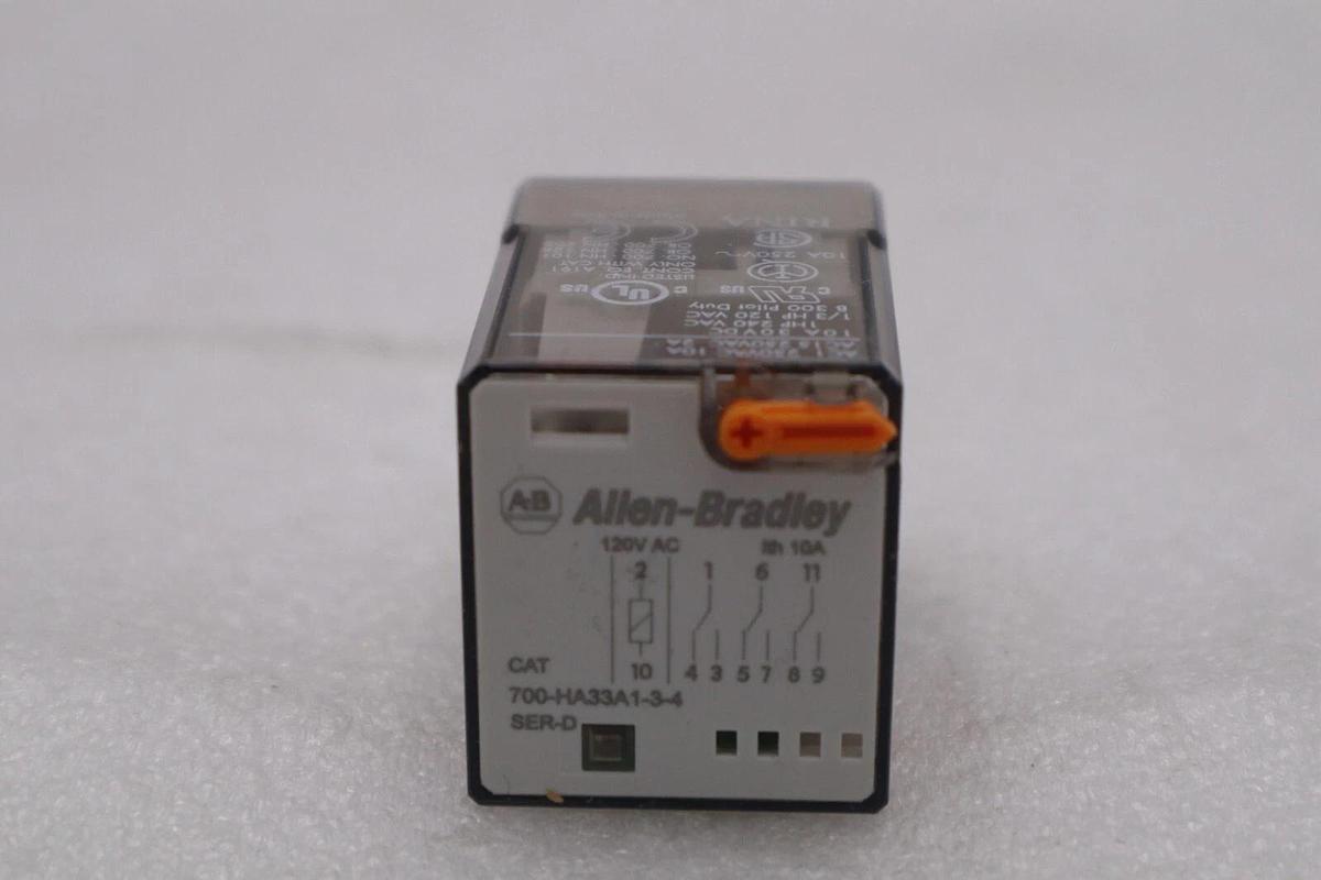 New OPEN BOX 700-HA33A1-3-4 Allen Bradley  AB Tube Base Relay STOCK K-3392