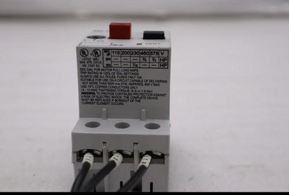 Used AUTOMATION DIRECT 1-1.6 A MAUNAL STARTER MS25-160 L-198