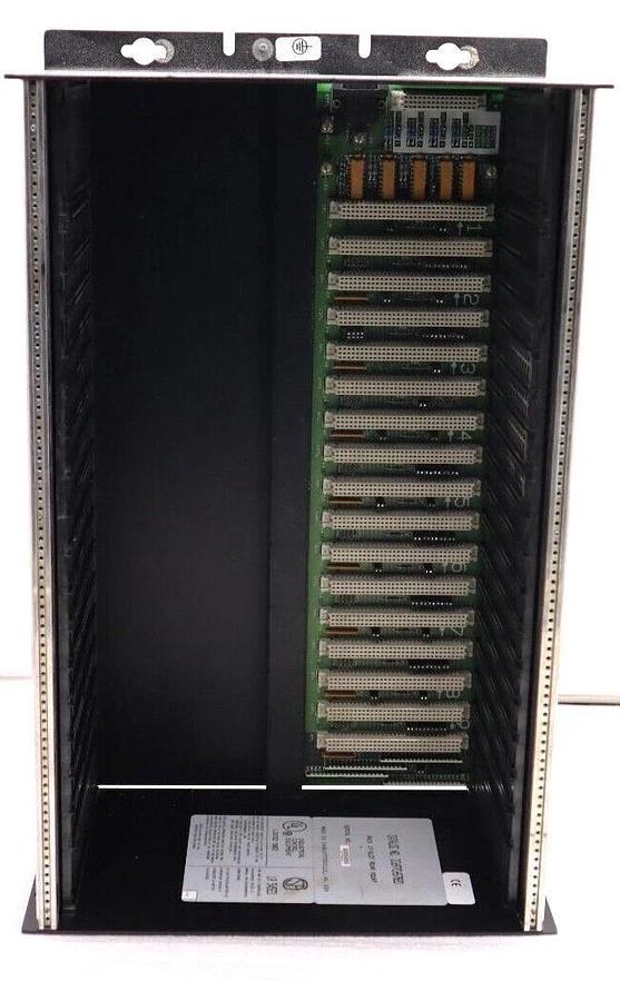 Used INDUSTRIAL CONTROL EQUIPMENT IC697CH57820 RACK 17 SLOT REAR MOUNT STOCK #1707