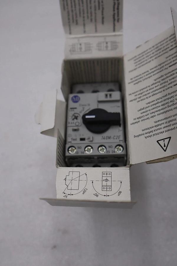 Used ALLEN BRADLEY 140M-C2E-B10 SER.C CIRCUIT BREAKER, MOTOR PROTECTOR (14 AVAILABLE)