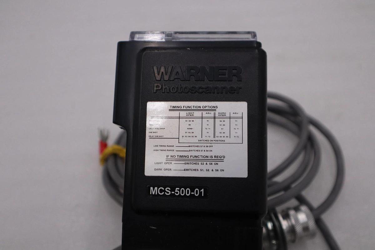Used WARNER ELECTRIC MCS-500-01 PHOTOSCANNER -NEW NO BOX - STOCK H717A