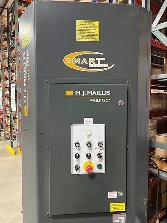 Used WULFTEC MODEL WSML-150-B SEMI AUTOMATIC STRECH WRAPPER LOW PROFILE 65"