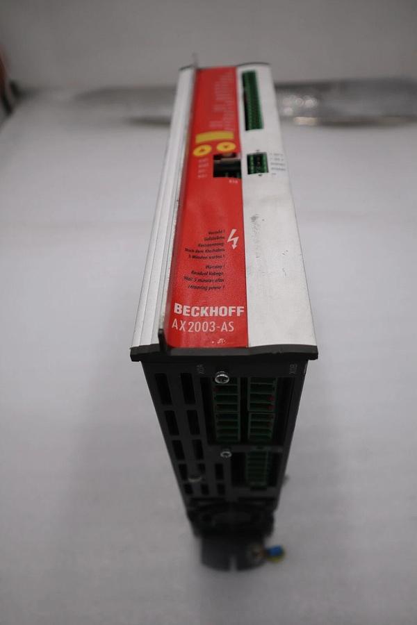 Used Beckhoff AX2003-AS S60301-520 Digital Compact Servo Drive Amplifier STK K-407-D