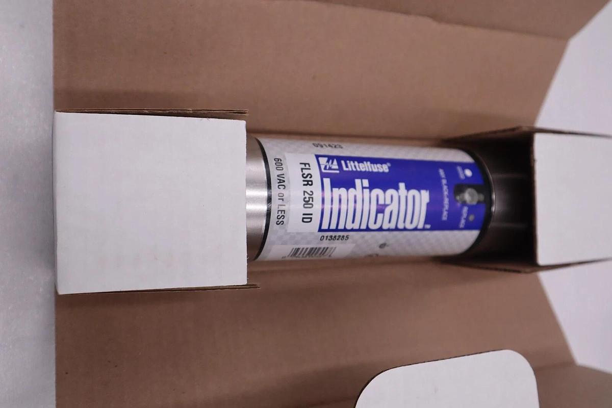 Used Littelfuse FLSR-250-ID / FLSR250ID Indicator Class RK5 Time Delay Fuse #3514A