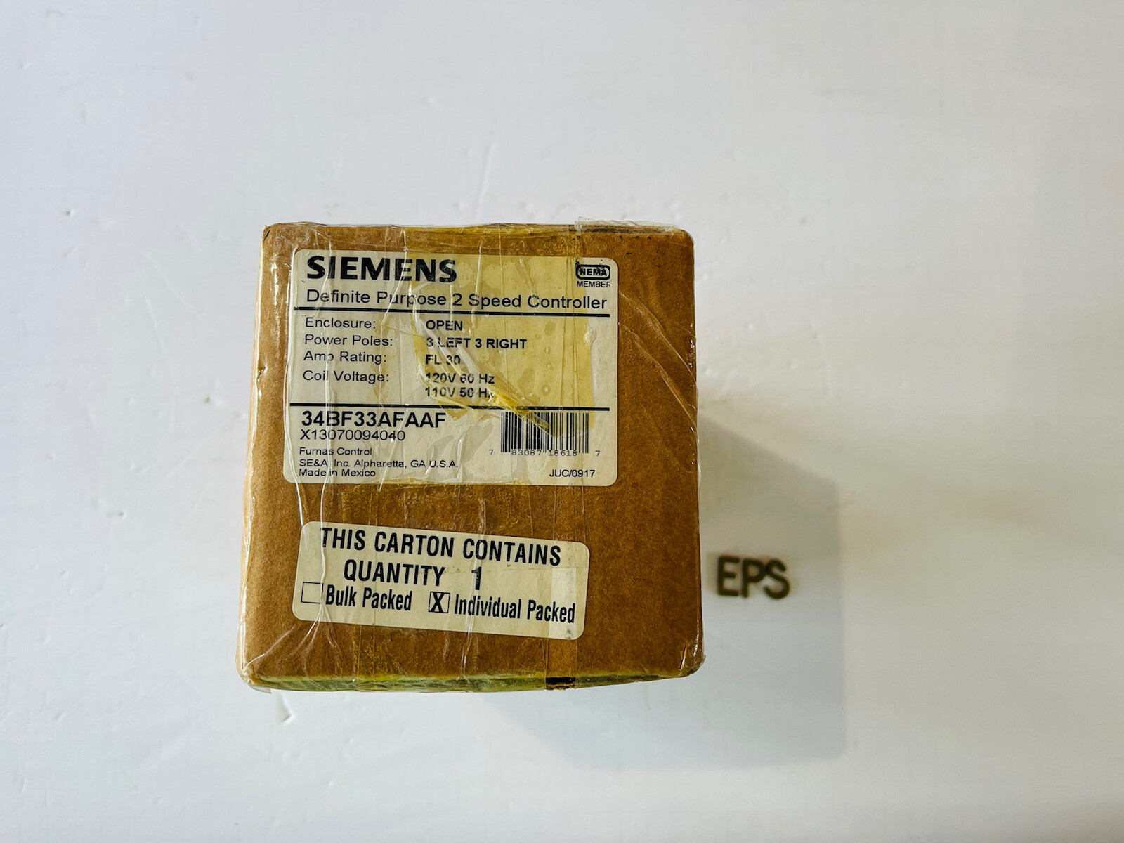 NEW SIEMENS 34BF33AFAAF / 34BF33AFAAF #K-1346