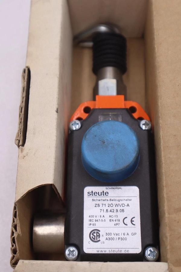 STEUTE ZS71-20WVDA SAFETY SWITCH STOCK #116-A