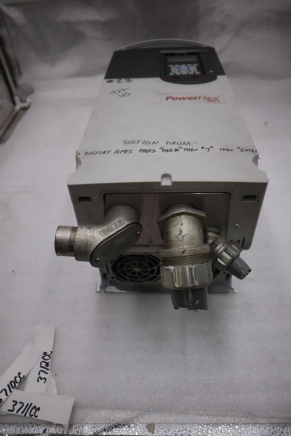Used Allen-Bradley 20G11ND052AA0NNNNN/A Power Flex 755 480V AC 40HP DRIVE VFD #3709CC