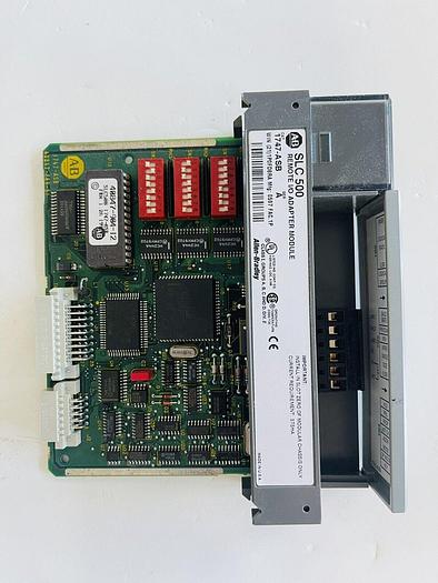 Used Allen Bradley 1747-ASB SER A REV SLC500 Remote I/O Adapter Module #K-904 10662468028766