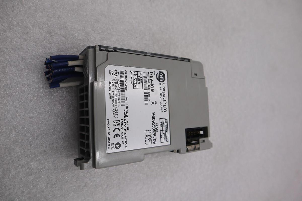 Used ALLEN-BRADLEY 1769-IQ16 SERIES A INPUT MODULE 2014 STOCK #K-2552-B