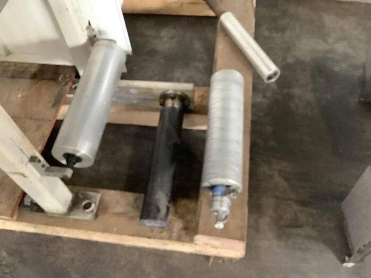 Used 15" WIDE CHESNUT ENGINEERING 1 COLOR PRINTER 2 ROLL ROTOGRAVURE AND LAMINATING