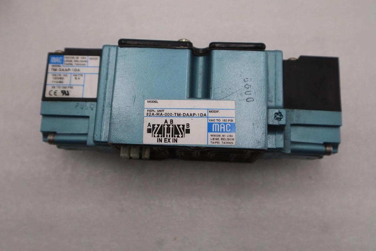 Used MAC 82A-HA-000-TM-DAAP-1DA Solenoid Valve - STOCK GF267A