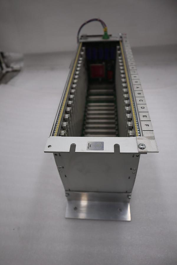 Used PASABAN PLC RACK WITH POWER SUPPLY CARD MODEL MTC-3044 STOCK 4836-A