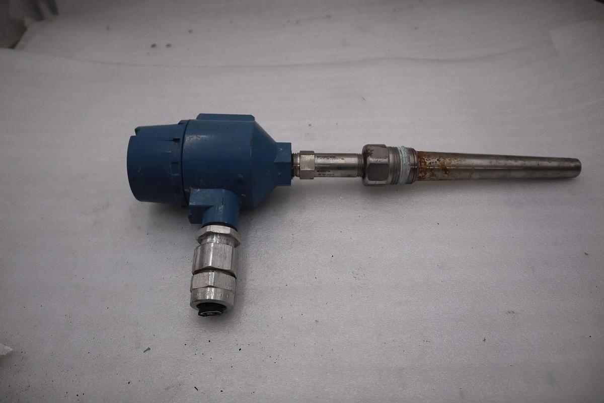 Used Rosemount 214C Temperature Sensor 214CRTSMB1S4E0077SLXAXW -50 TO 450 C #3526A