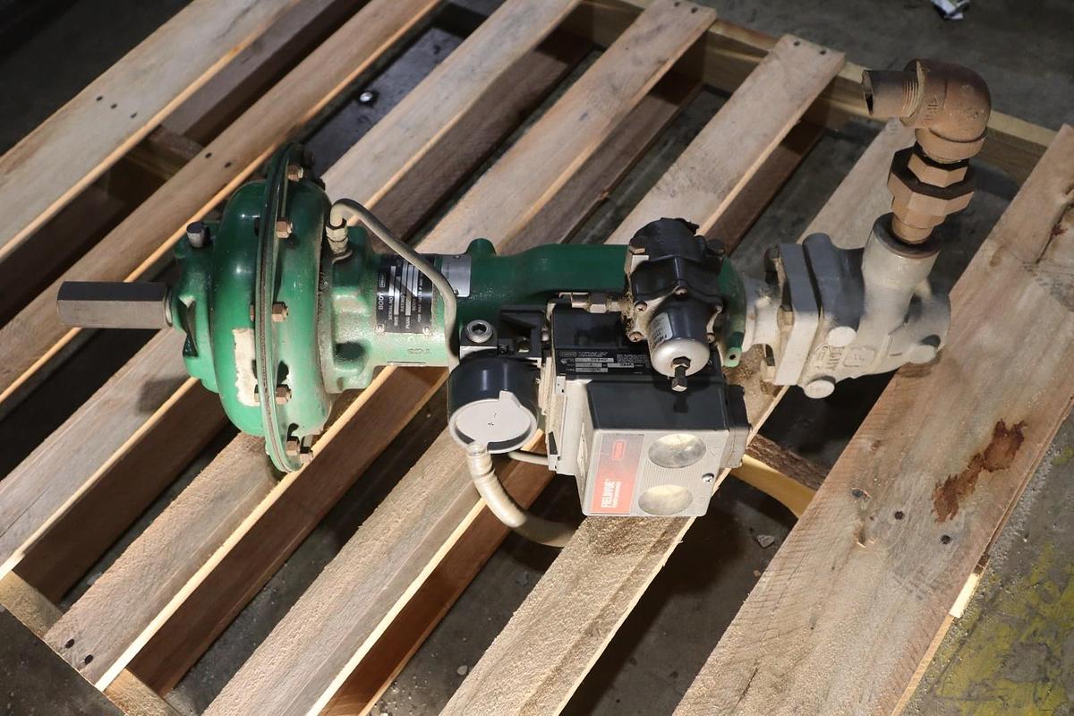 Used Fisher Control Valve Size 1 With Type EZ Pneumatic Actuator