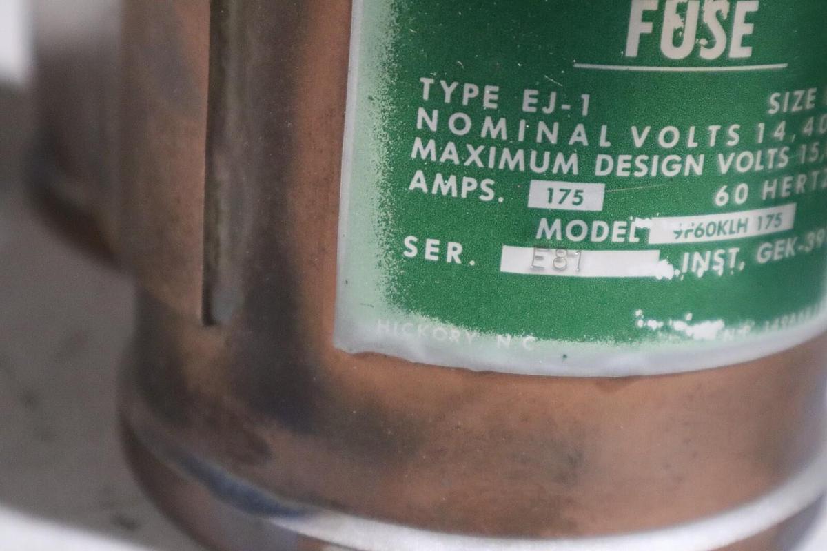 GENERAL ELECTRIC 9F60KLH175 CURRENT LIMITING FUSE NEW IN BOX STOCK G164