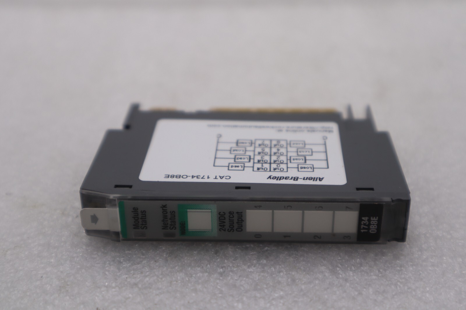 Used ALLEN BRADLEY 1734-OB8E SERIES C OUPUT MODULE 1734OB8E STOCK K-3288