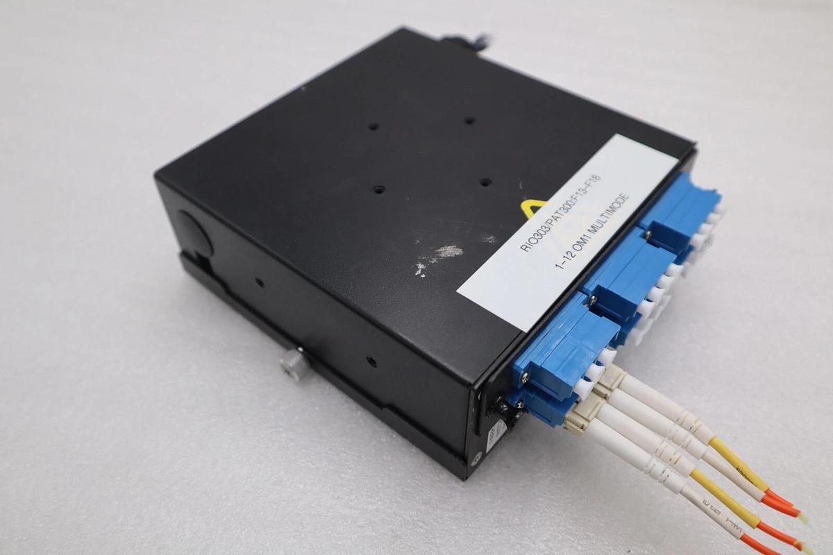 Used Black Box JPM398A JPM39 Series DIN Rail Mini Fiber Enclosure STOCK K-1120-A