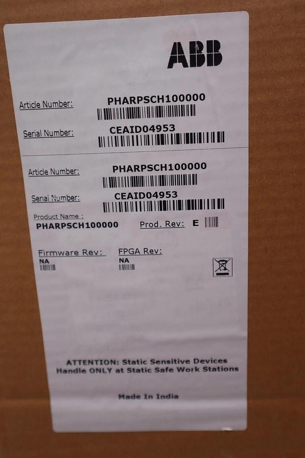 NEW ABB PHARPSCH100000 POWER SUPPLY CHASSIS STOCK 3248