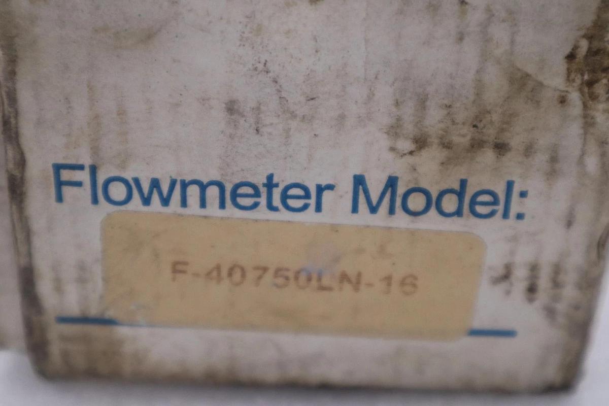 NEW OPEN BOX Blue White Industries F-40750LN-16 1" Flow Meter STK 5711CC