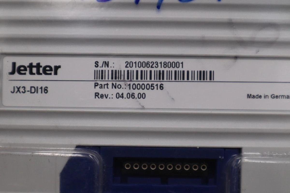 Used Jetter JX3-DI16 10000516 Expansion Module NEW UNIT STOCK H186A