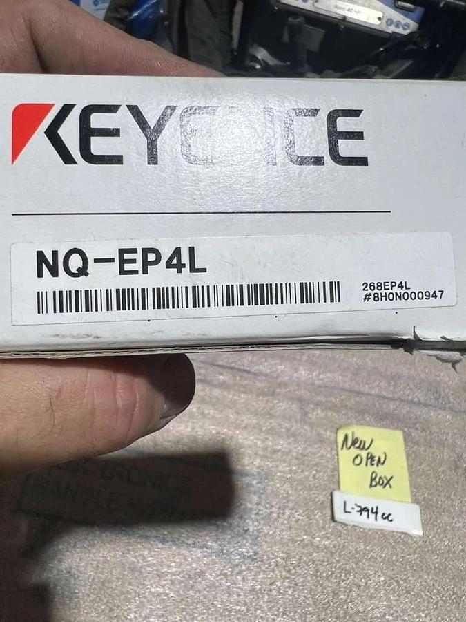 Used NEW OPEN BOX KEYENCE NQ-EP4L Ethernet IP I/OLINK Block STK L794CC