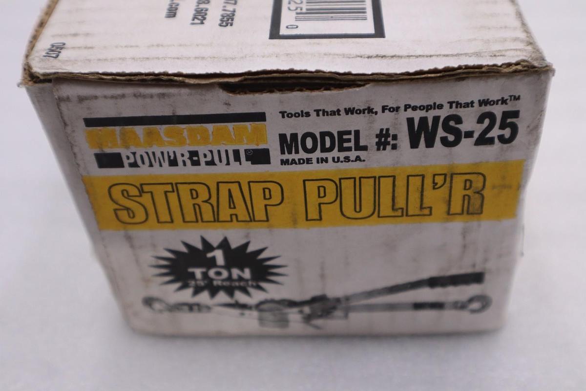 Maasdam Pow'R-Pull WS-25 Strap Pull'r | 1 Ton | 25 ft. Reach - NEW STOCK GF-1193