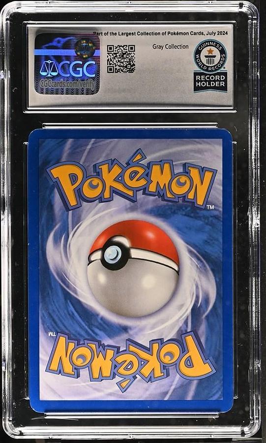 Used 2010 POKEMON HEARTGOLD & SOULSILVER #9 QUAGSIRE-REVERSE FOIL CGC WORLD RECORD