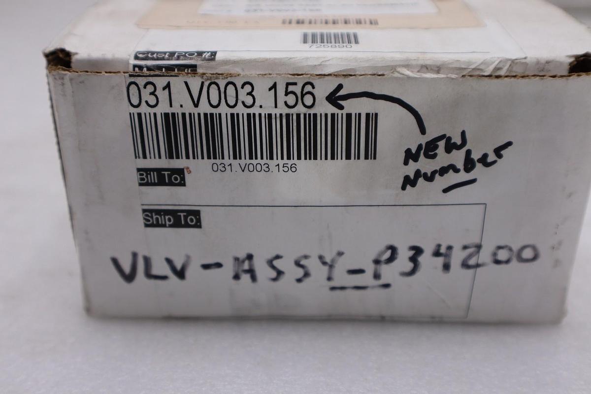 Used NEW Versamatic Aluminum Air Valve Assembly 031.V003.156 w/ Gasket for E3 Pump