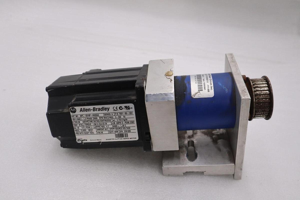 Used ALLEN BRADLEY MPL-A310P-HK22AA 7031-00-1201 SERVO MOTOR AB STOCK 4912-A