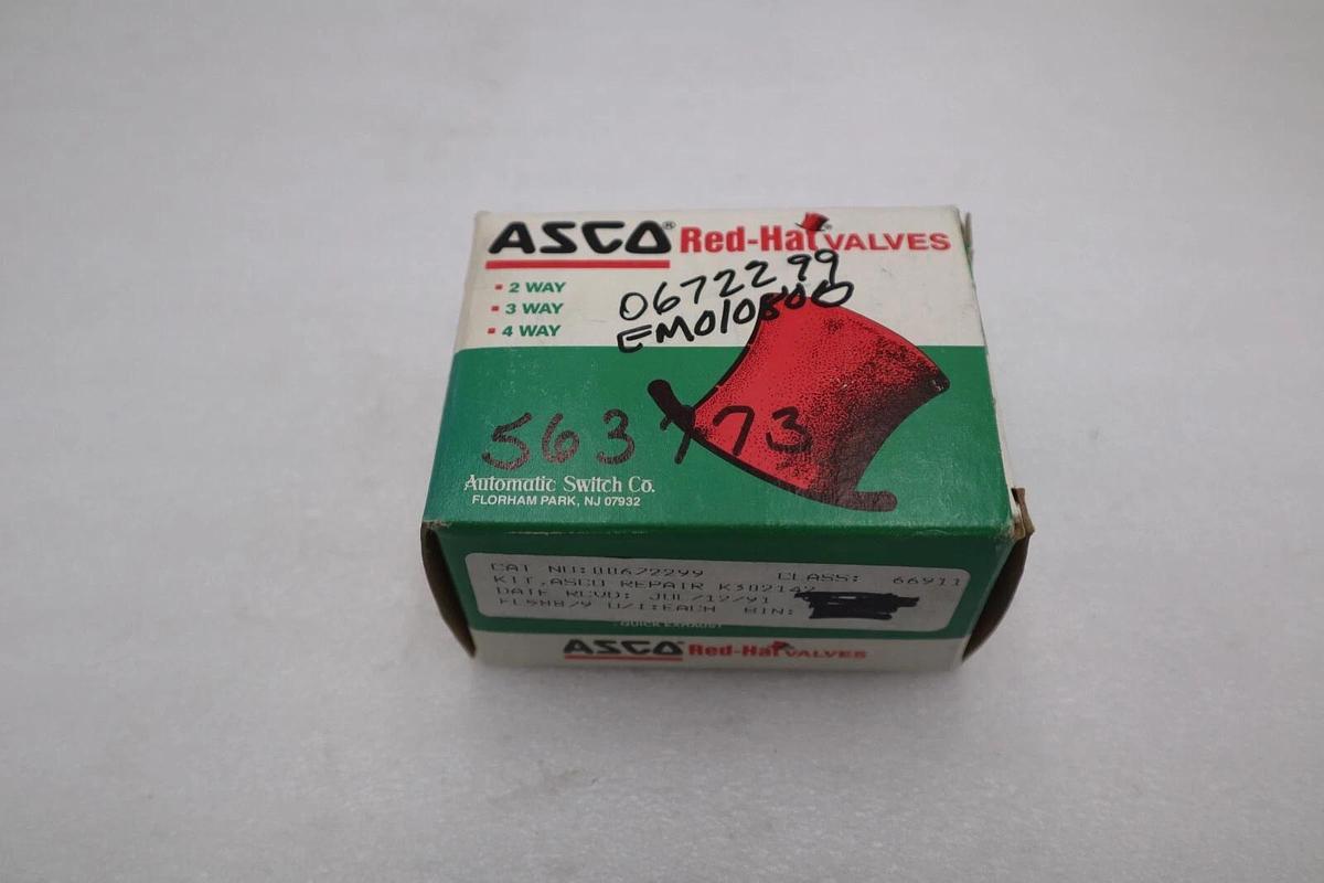 Used NEW Asco Red Hat 302142 Rebuild Kit STOCK G823A