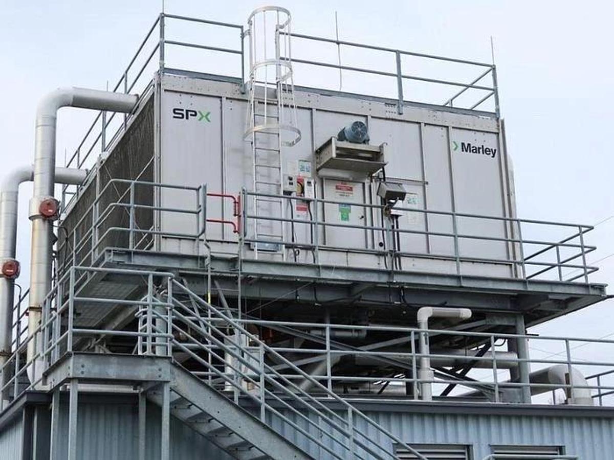 Used SPX MARLEY COOLING TOWER TWO (2) CELLS MANUFACTURED 2015 NC8409 DESIGN FLOW 3300