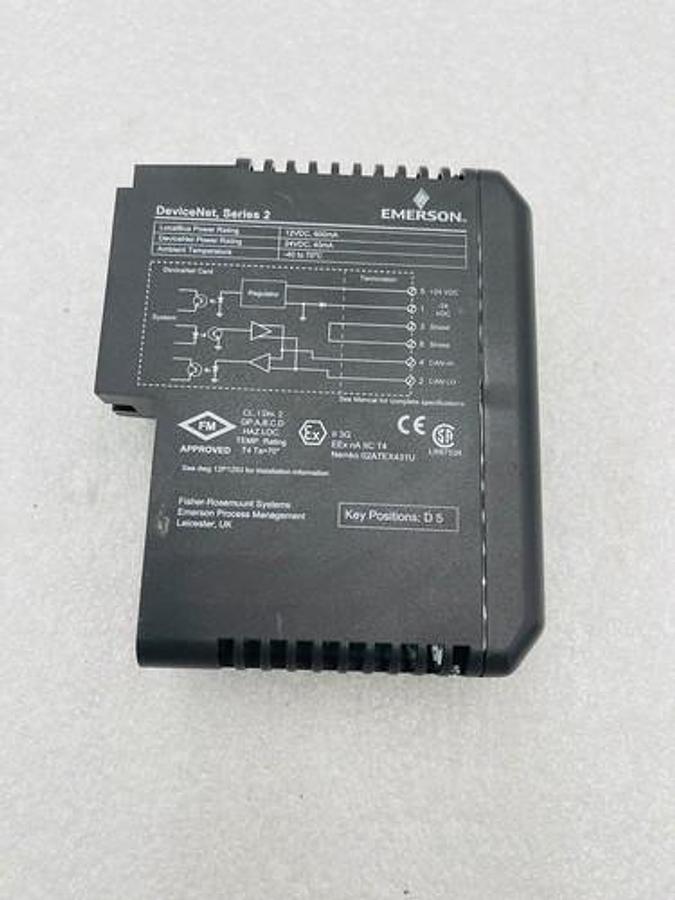 Used EMERSON DELTAV KJ3244X1-BA1 SERIES 2 DEVICE NET CARD #K-2497